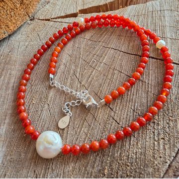 Colier carneol Will #184