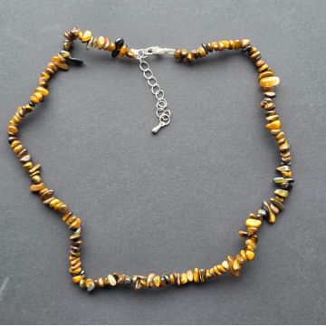 Colier chipsuri ochi de tigru