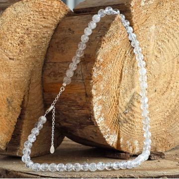 Colier cuart incolor 