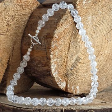 Colier cuart incolor 