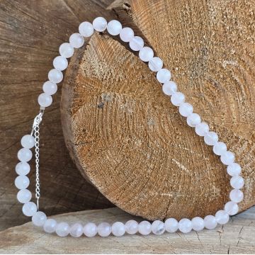 Colier cuart roz Love #219