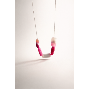 Colier din argint 925 cu agat | Rosato - Default Title