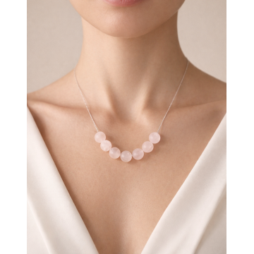 Colier din argint 925 cu cuarț | Lacuna - Default Title