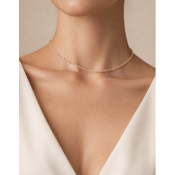 Colier din argint 925 cu cuarț | Sottile - Default Title