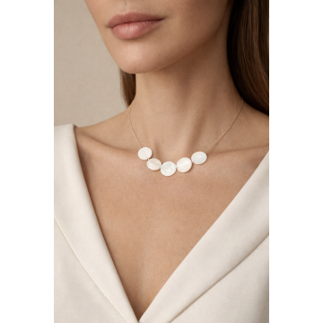 Colier din argint 925 cu sidef | Aequor - Default Title