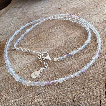 Colier fluorit curcubeu Rainbow#212