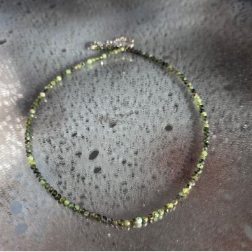 Colier granat verde Earth#195