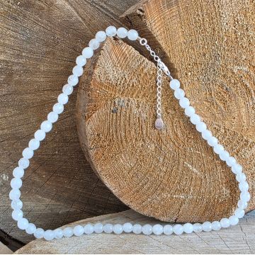 Colier jad alb Purity #240