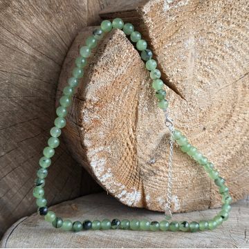 Colier jad verde Bloom#196