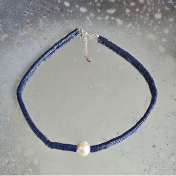 Colier lapis lazuli Wisdom #133