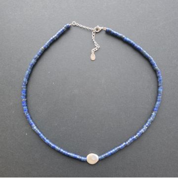 Colier lapis lazuli Wisdom #133
