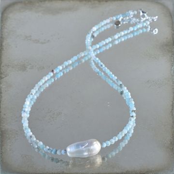 Colier larimar Peace #239