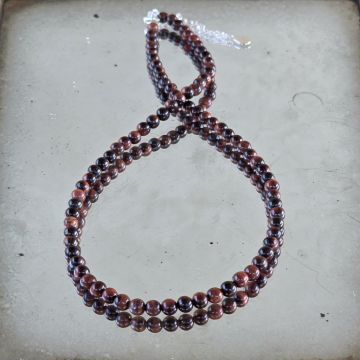 Colier ochi de tigru rosu Ancient Power #222