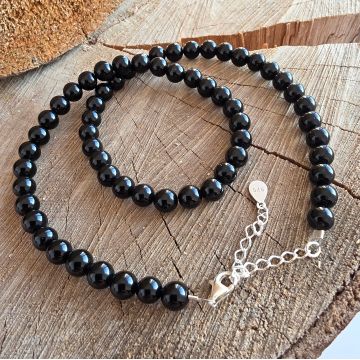 Colier onix negru Shield#180