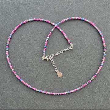 Colier safir si rubin Silent Royalty#174