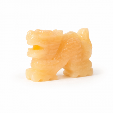 Dragon din Topaz Galben ,   Forta Interioara, Prosperitate si Claritate Mentala