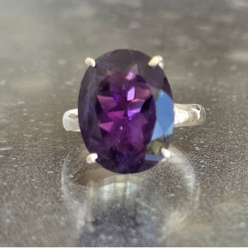 Inel argint ametist | GLOW