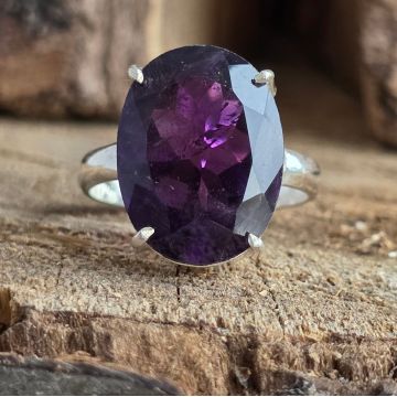 Inel argint ametist | GLOW