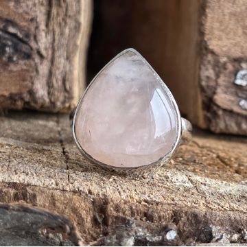 Inel argint cuart roz | ROSE 1