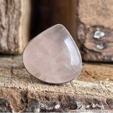 Inel argint cuart roz | ROSE 2