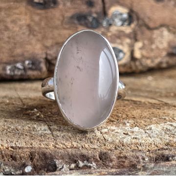 Inel argint cuart roz | ROSE 5