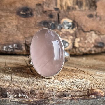 Inel argint cuart roz | ROSE 6