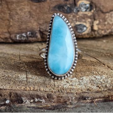 Inel argint larimar | Model 12