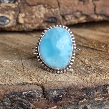 Inel argint larimar | Model 13
