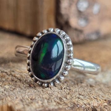 Inel argint opal etiopian | Model 13