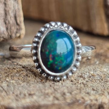 Inel argint opal etiopian | Model 16