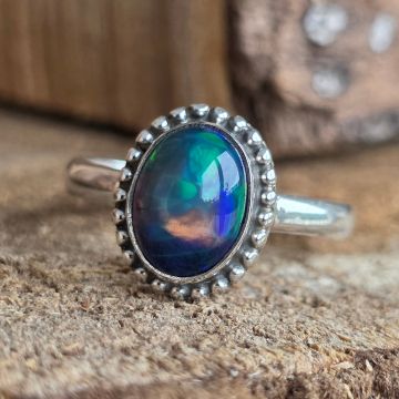 Inel argint opal etiopian | Model 18