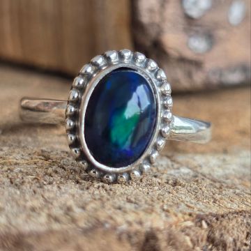 Inel argint opal etiopian | Model 19