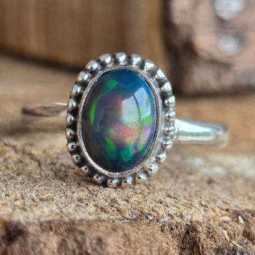 Inel argint opal etiopian | Model 20