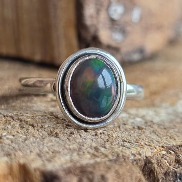 Inel argint opal etiopian | Model 3