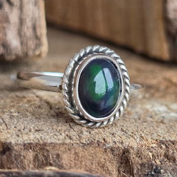 Inel argint opal etiopian | Model 8