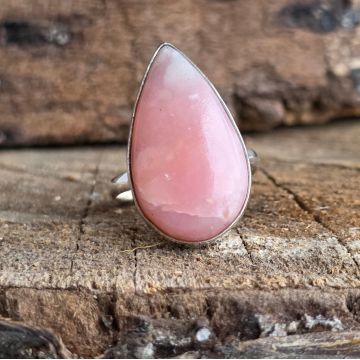 Inel argint opal roz | Model 1