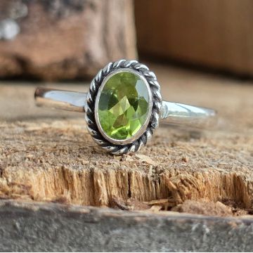 Inel argint peridot | AURA