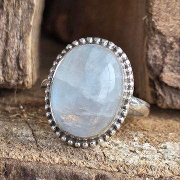 Inel argint piatra lunii | AURA