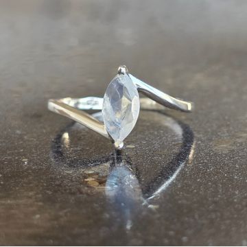 Inel argint piatra lunii | MARQUISE