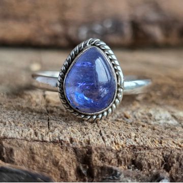 Inel argint tanzanit | AURA 2