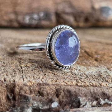 Inel argint tanzanit | AURA