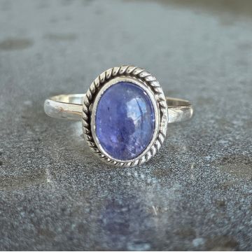 Inel argint tanzanit | AURA