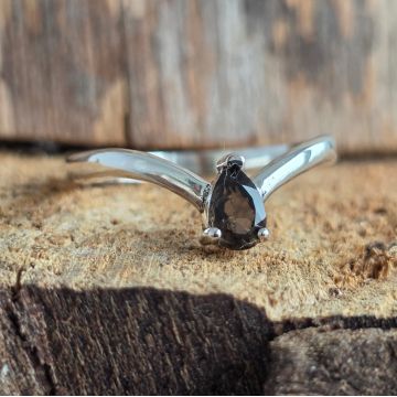 Inel argint topaz fumuriu | LYRA