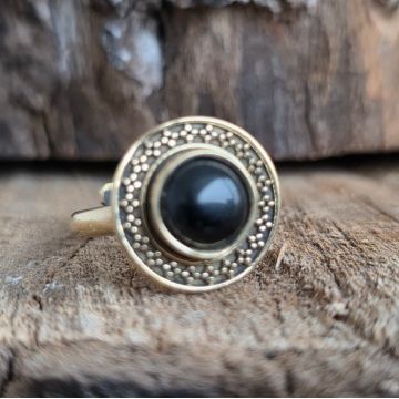 Inel finisaj bronz | Onix