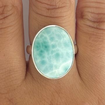 Inel larimar din argint | Model 15