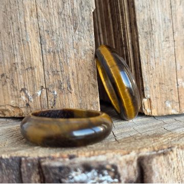 Inel piatra ochi de tigru | Circle