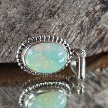 Pandantiv argint opal etiopian | Model 3