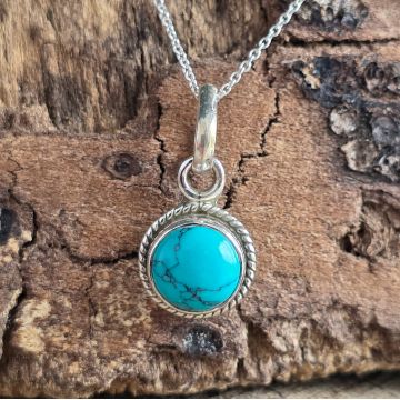 Pandantiv argint turcoaz | Aura