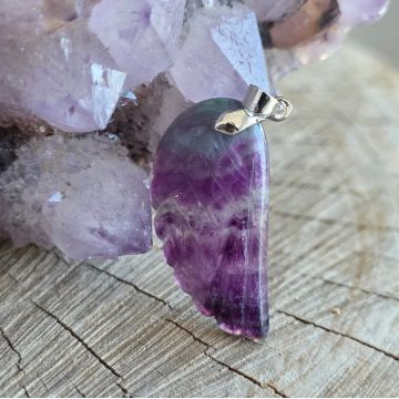 Pandantiv fluorit WING