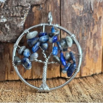Pandantiv lapis lazuli Tree of Life